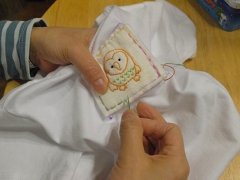 オーダー背守りTee ふくろう for はる