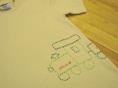 ゴールデンウイークの使い方、「Sa-Si-Co 汽車Tee 」の完成♪