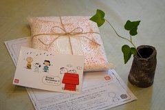 お孫さんへのプレゼント♪　ピンクの背守りTee