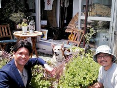 BSN「水曜見ナイト」のロケ、金升蔵まつり・まちかど みつけ