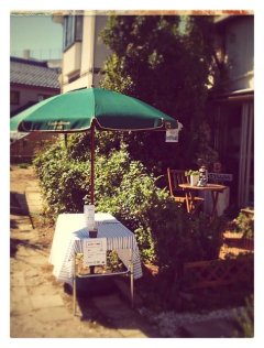 秋晴れにパラソル、Ｉ ♡ xxxxx