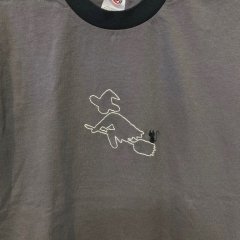 Tシャツ と糸　創作 制作 