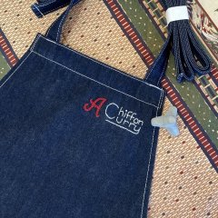 オーダー刺繍 to デニムエプロン