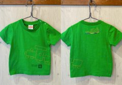 shiii+po　背守りTee　choochoo train　Green　size 90