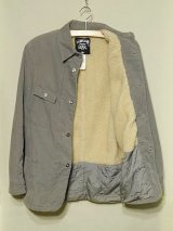 STUSSY　コーデュロィ裏ボアカバーオール　GRAY　size M