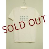 shiii+po　Hand-Stamp Tee 『Bubbles Organic』  Natural　size XL