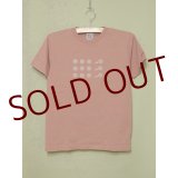 shiii+po　Hand-Stamp Tee 『Bubbles Antique』　Pink