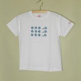 shiii+po　Hand-Stamp Tee 『Bubbles』　size 130