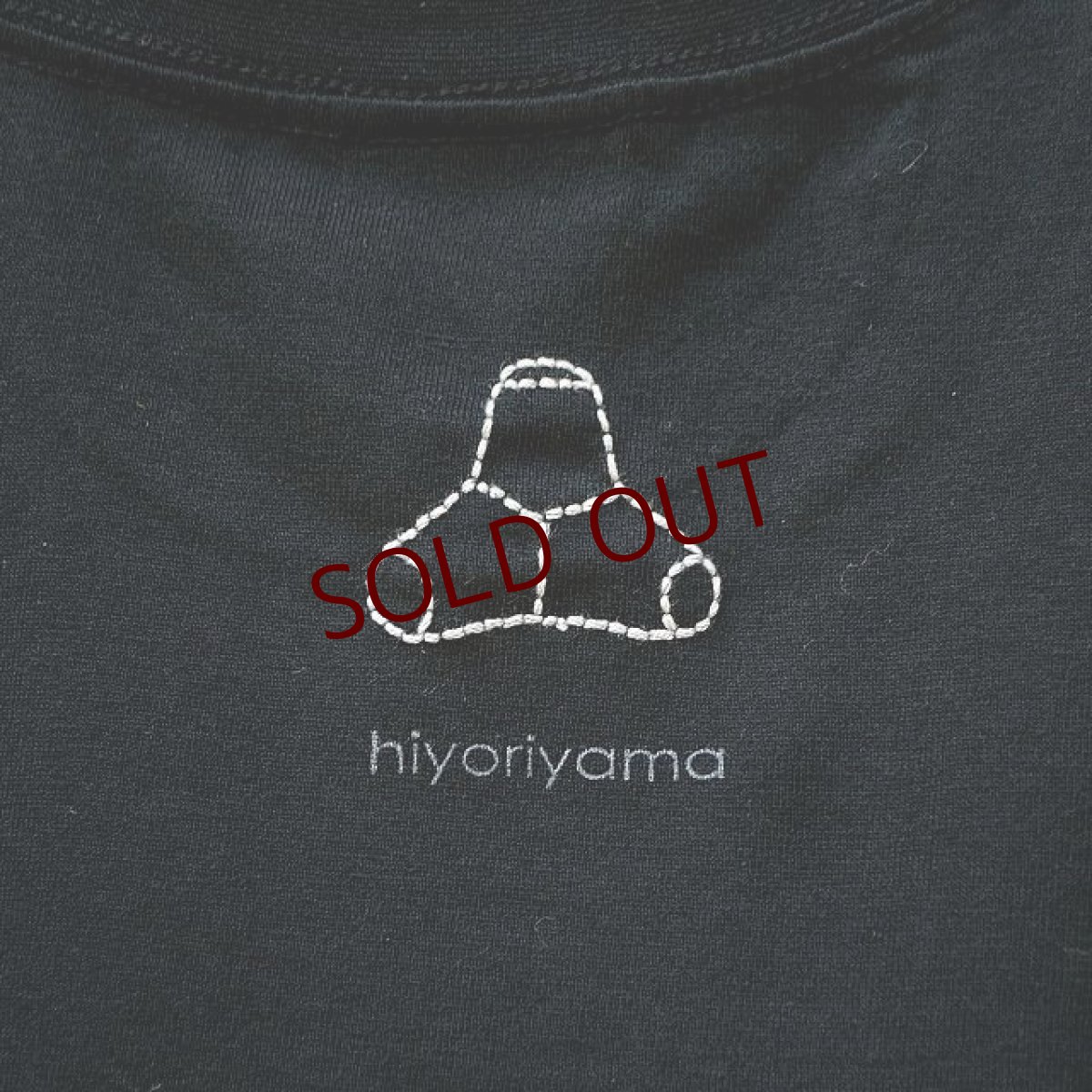 画像5: shiii+po 背守りTee TETORA de BLOCK(ぷくぷくVer.) Black size Jr.M (5)