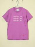 shiii+po　Bubbles + 背守りTee　Love and Peace　ラベンダー　size Jr.L（150）