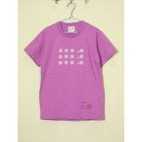 shiii+po　Bubbles + 背守りTee　Love and Peace　ラベンダー　size Jr.L（150）