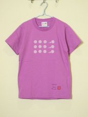 画像1: shiii+po　Bubbles + 背守りTee　Love and Peace　ラベンダー　size Jr.L（150） (1)