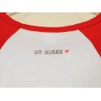 画像4: shiii+po　Women's NO NUKES ラグランロンTee 　WHT/RED　size Women's S (4)