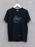 shiii+po　「立入禁止」の背守り入り　The GENBA Tee　Black　Ver.1　size 160