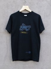 画像1: shiii+po　「立入禁止」の背守り入り　The GENBA Tee　Black　Ver.1　size 160 (1)