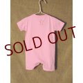 shiii+po　背守りロンパース「サクラ咲く ハート舞う」　Pink　size 80