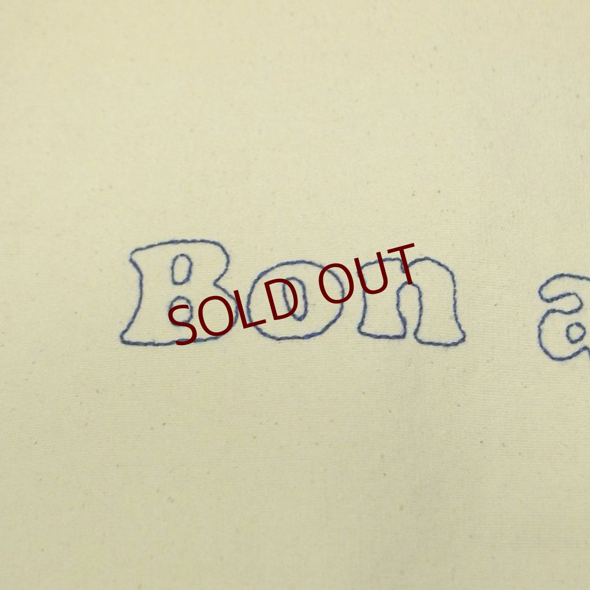 画像3: shiii+po キャンバストートバッグ 大 PARIS + Bon appetit Natural/Navy (3)