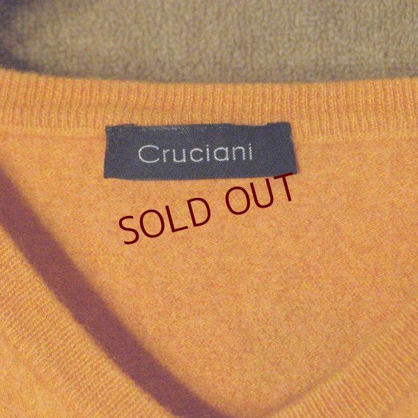 画像4: Cruciani Italy　カシミアコットンニット　Orange　size 44　