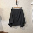 画像2: ROPE Picnic　変形スカート　Black size 36 （W66cm） (2)