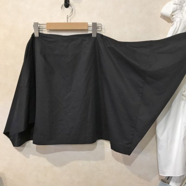 画像1: ROPE Picnic　変形スカート　Black size 36 （W66cm）