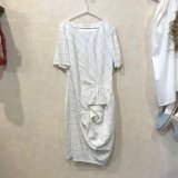 Dual View　SS リネンワンピース　White size 40
