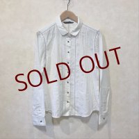 RNA　丸襟丸ボタンステッチシャツ　size M