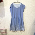 画像1: TORI-TO x BEAMS BOY　刺繍ワンピース　size 36（M） (1)