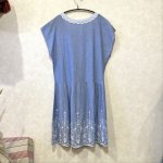 画像2: TORI-TO x BEAMS BOY　刺繍ワンピース　size 36（M） (2)