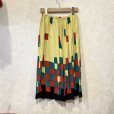 画像2: Vintage　ハンドメイドレーヨンスカート (2)