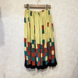 Vintage　ハンドメイドレーヨンスカート