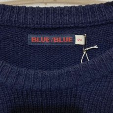 画像5: BLUE BLUE　ポケット付きボーダーニット　size 2 (5)