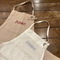 【参考商品】 オーダーお名前刺繍 at エプロン for Junko