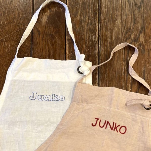 画像5: 【参考商品】 オーダーお名前刺繍 at エプロン for Junko
