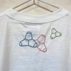 画像3: shiii+po　Bubbles + テトラの背守りTee　White　size 100 (3)