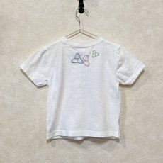 画像2: shiii+po　Bubbles + テトラの背守りTee　White　size 100 (2)