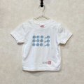 shiii+po　Bubbles + テトラの背守りTee　White　size 100