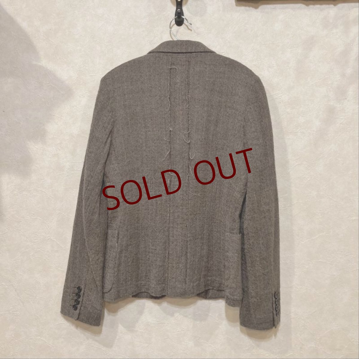 画像2: ZUCCA　グランジ加工 デザインジャケット　size S (2)