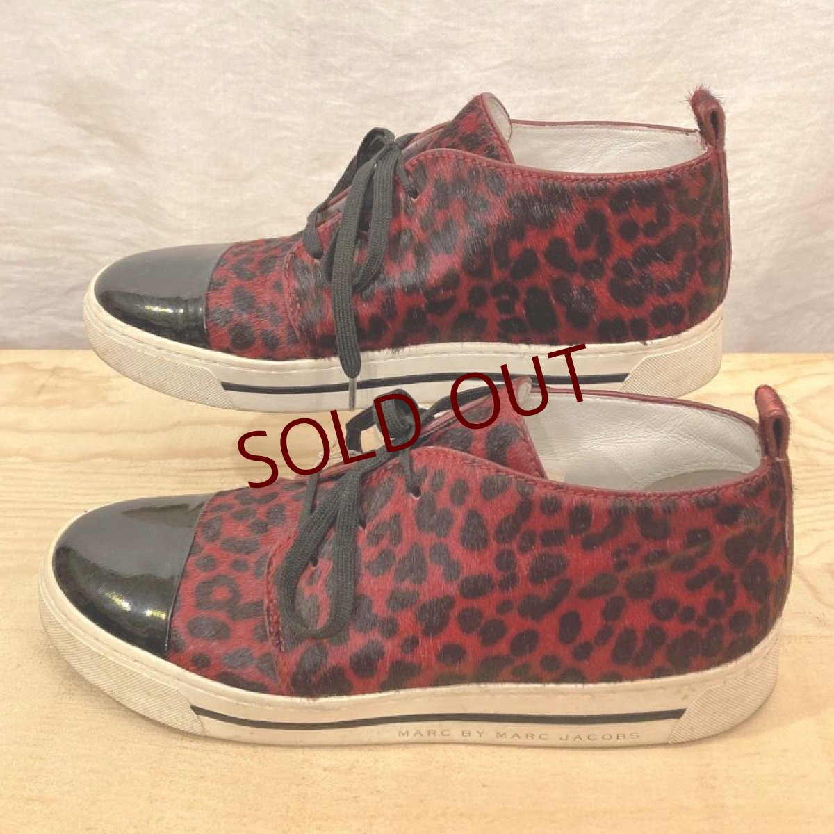 画像5: MARC by MARC JACOBS USA　レオパードハラコスニーカー　size 37 (23.5cm) (5)