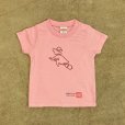 画像1: shiii+po　魔女 + 籠目の背守りTee　Pink　size 90 (1)