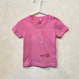 shiii+po　魔女 + 黒猫の背守りTee　Pink　size 80