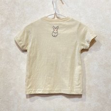 画像2: shiii+po　背守りTee　兎と月　Natural  size 90 (2)