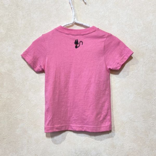 画像2: shiii+po　魔女 + 黒猫の背守りTee　Pink　size 80