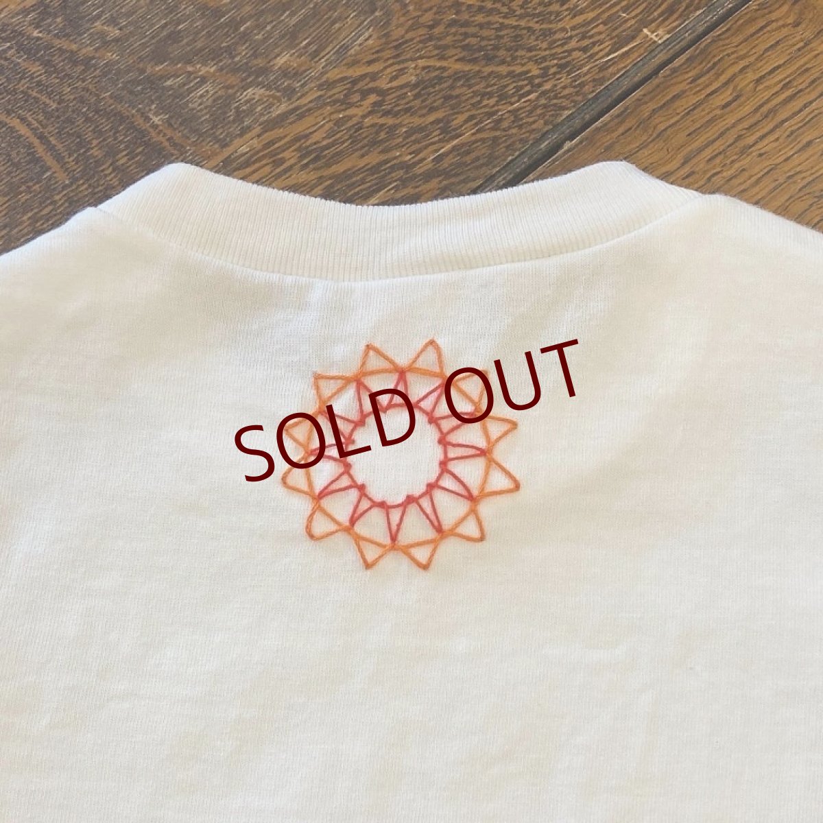 画像5: shiii+po 背守りTee Sun & Sun White  size 90 (5)