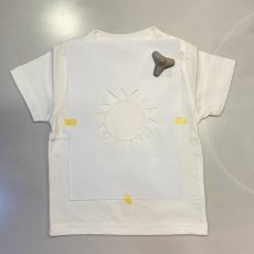 画像8: shiii+po　背守りTee　Sun & Sun　White  size 90 (8)