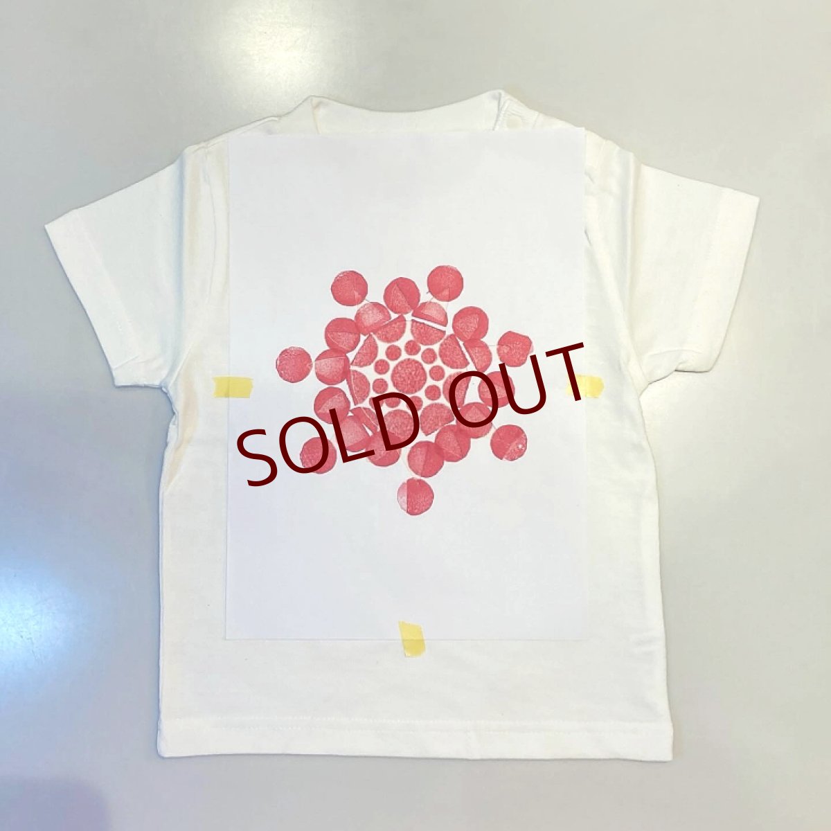 画像10: shiii+po 背守りTee Sun & Sun White  size 90 (10)