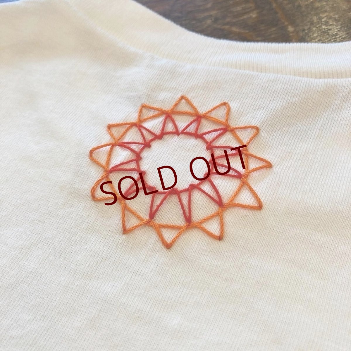 画像6: shiii+po 背守りTee Sun & Sun White  size 90 (6)