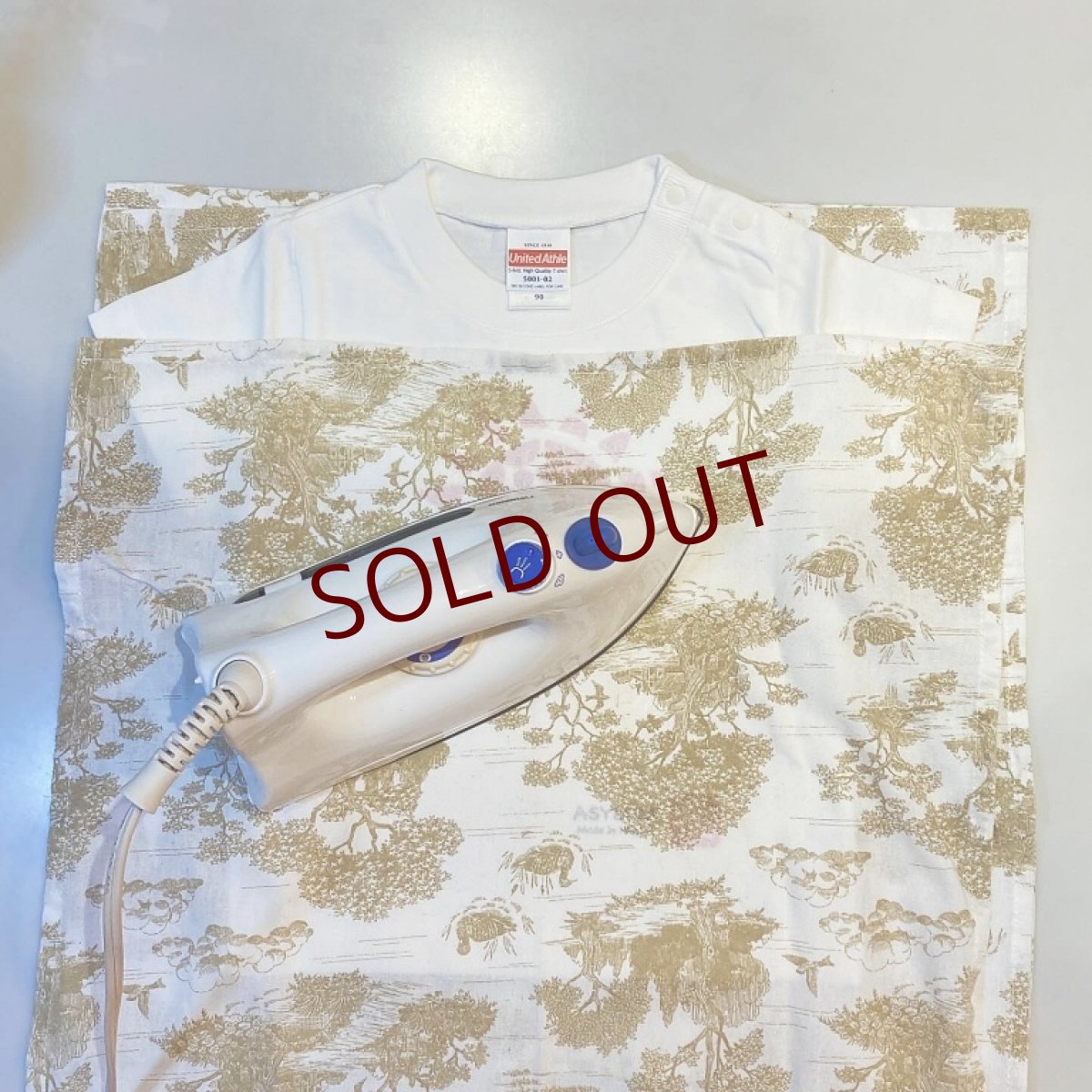 画像12: shiii+po 背守りTee Sun & Sun White  size 90 (12)