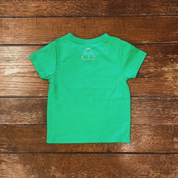 画像2: shiii+po　背守りTee　TETORA de BLOCK　Green  size 90