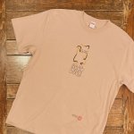 画像1: shiii+po　三毛オスの招き猫+GOOD LUCK+太陽型スタンプ+福の背守りTee size XXL (1)