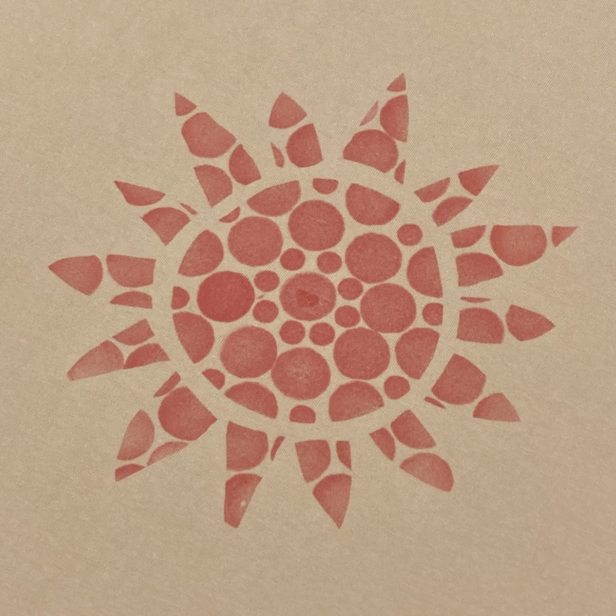 画像6: shiii+po　三毛オスの招き猫+GOOD LUCK+太陽型スタンプ+福の背守りTee size XXL (6)